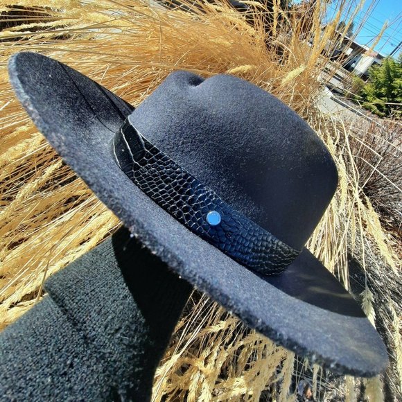 Ladies Rag & Bone 100% Wool Fedora Style Hat main image 5